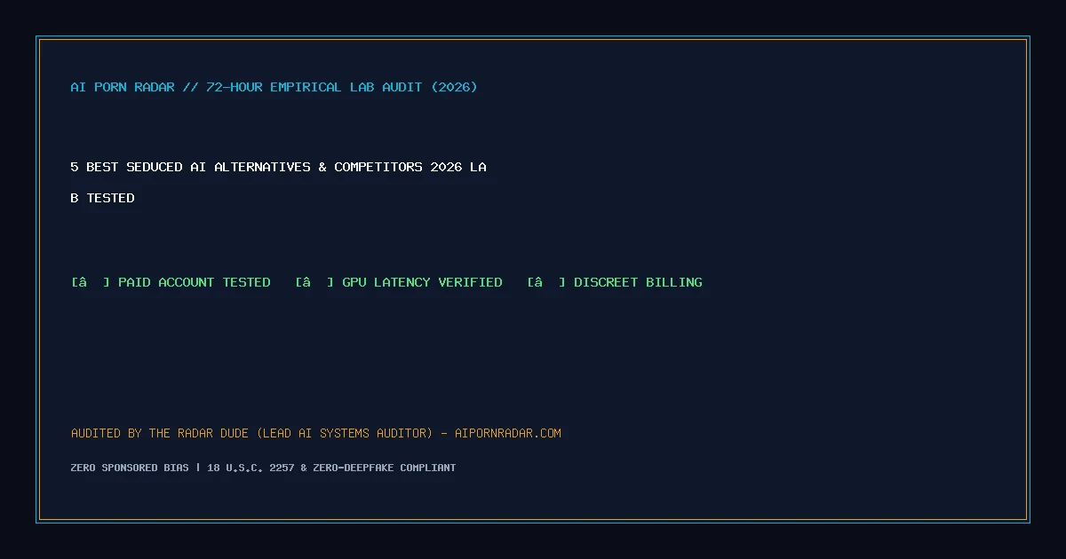 5 Best Seduced AI Alternatives & Competitors (2026 Lab Tested)