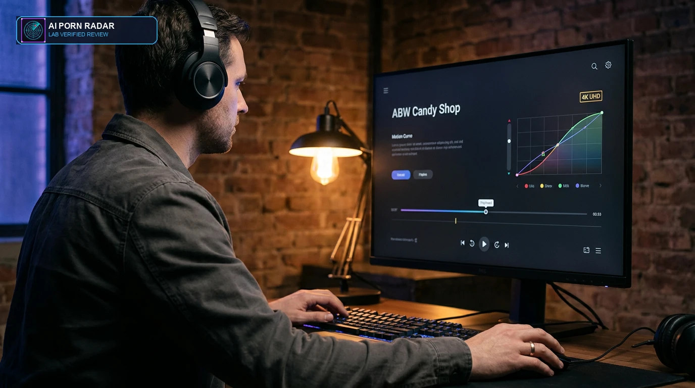 ABW Candy Shop Review - AI Software Interface and Feature Dashboard