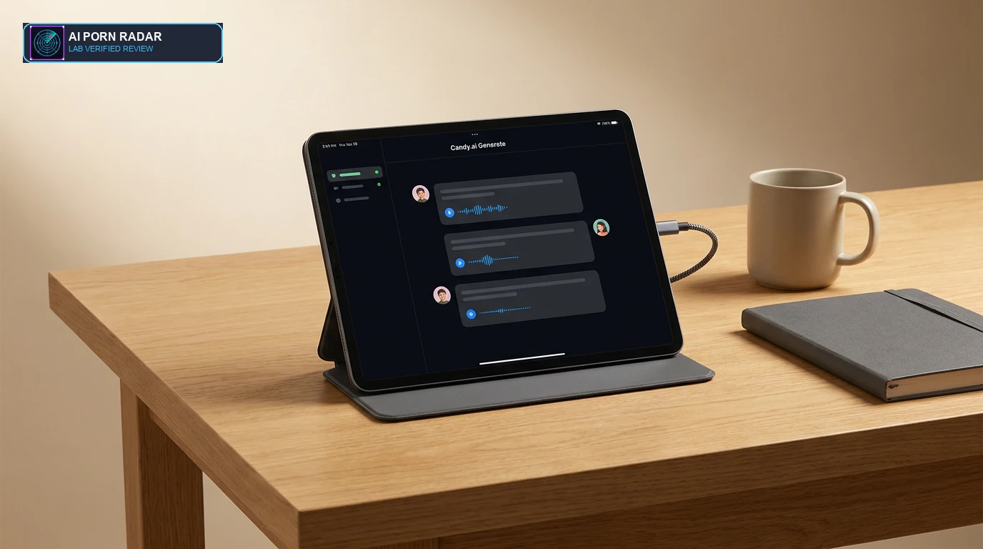 Candy.ai Generate Review - AI Software Interface and Feature Dashboard