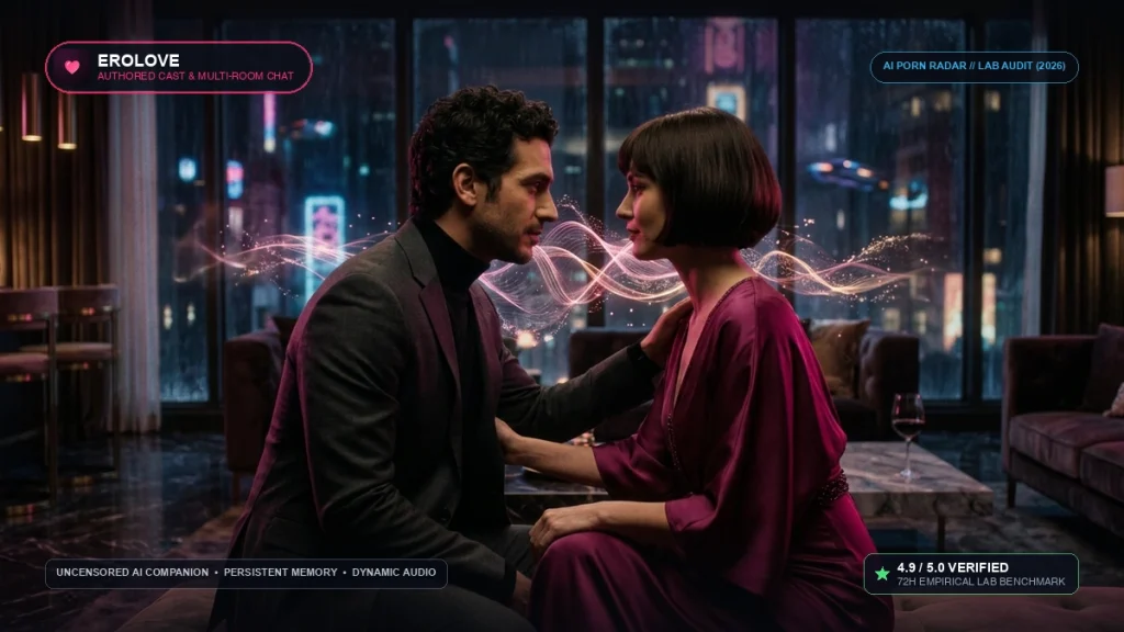 EroLove AI Review (2026): Uncensored Multi-Character Rooms, 72h Lab Stress Test & Memory Benchmarks