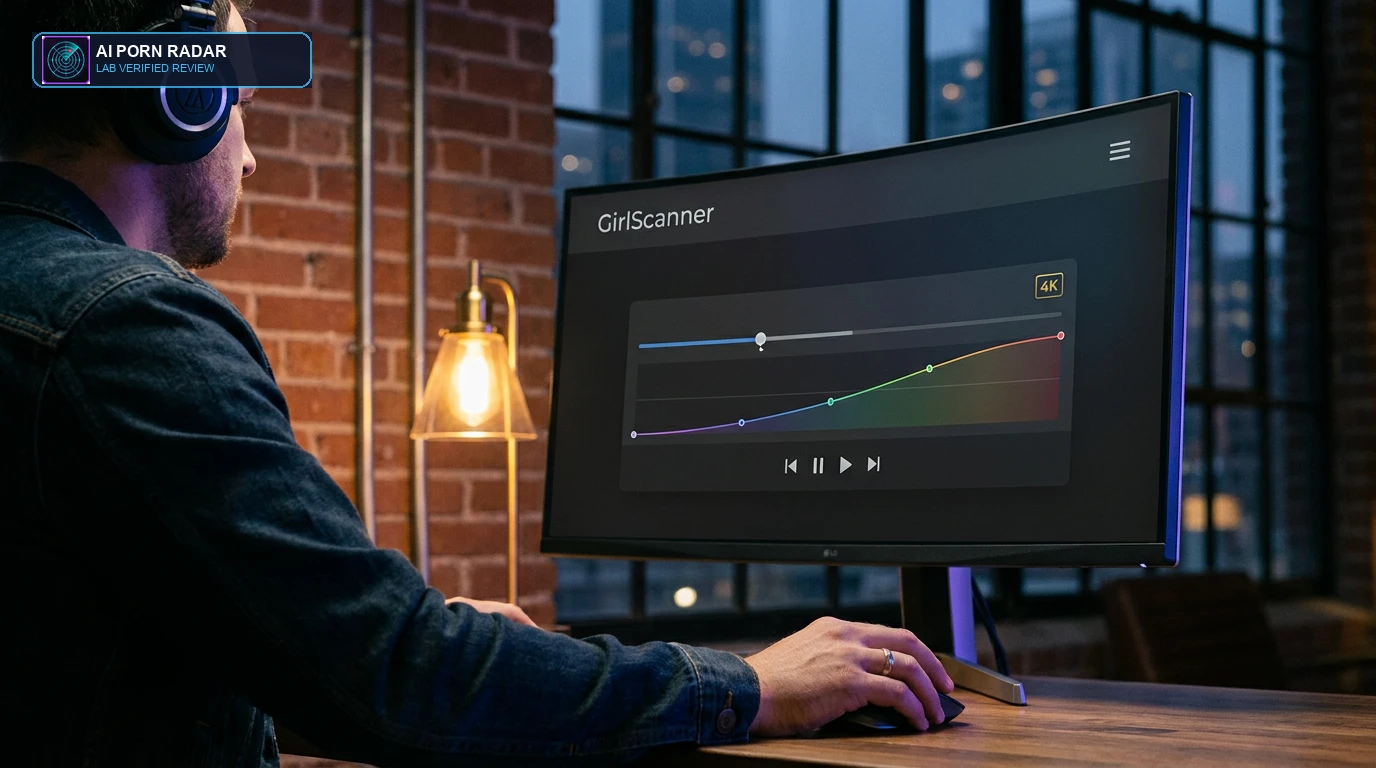 GirlScanner Review - AI Software Interface and Feature Dashboard