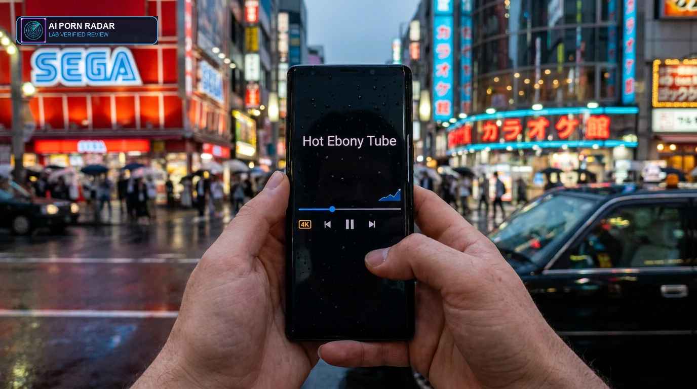 Hot Ebony Tube Review - AI Software Interface and Feature Dashboard