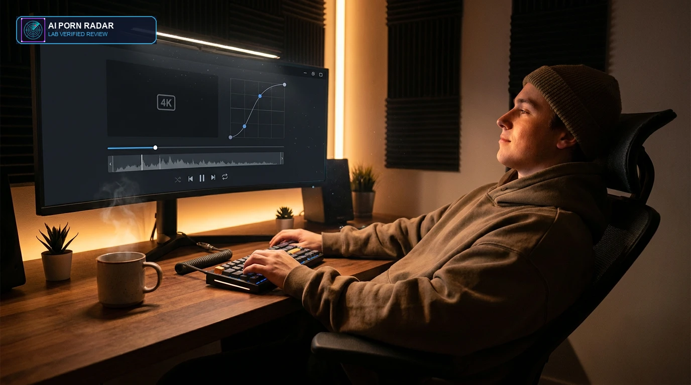 JustFullPorn Review - AI Software Interface and Feature Dashboard
