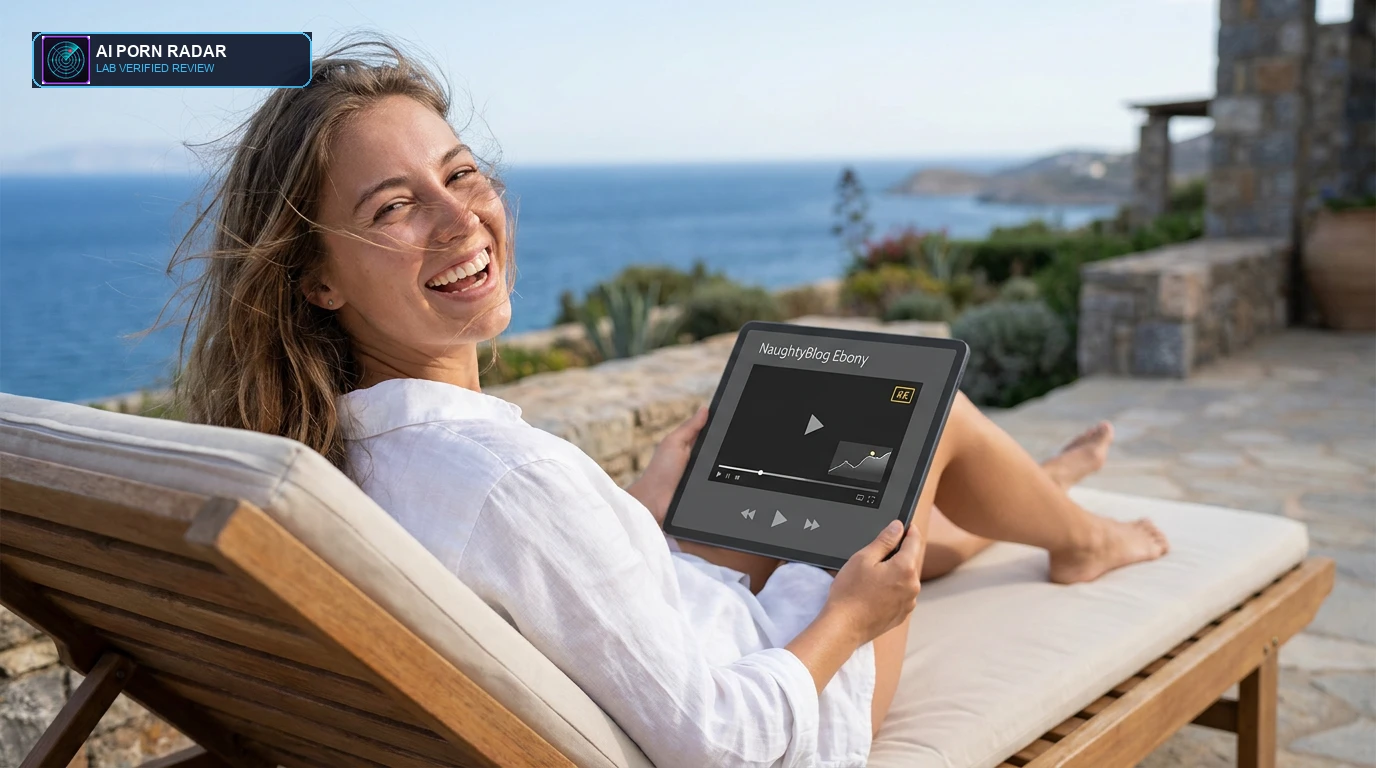 NaughtyBlog Ebony Review - AI Software Interface and Feature Dashboard