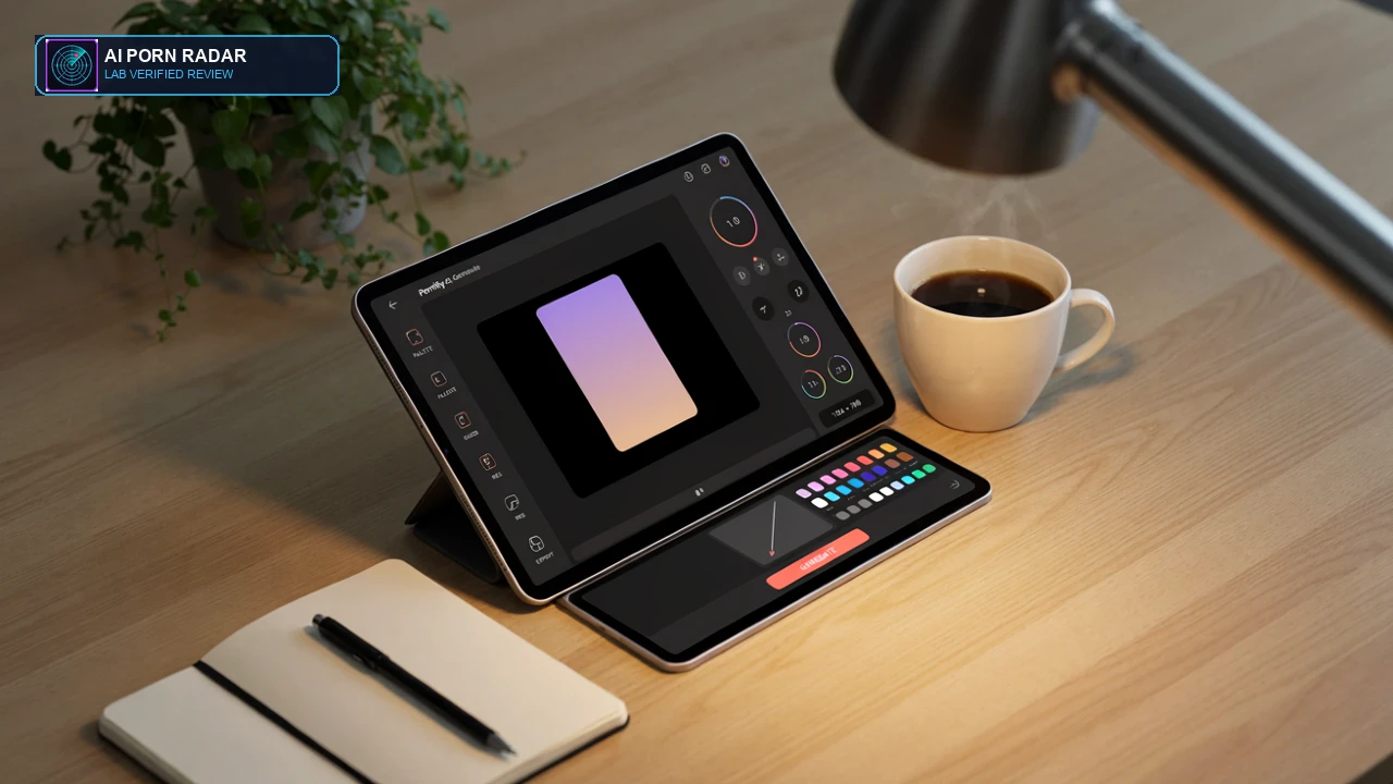 Pornify.cc Generate Review - AI Software Interface and Feature Dashboard
