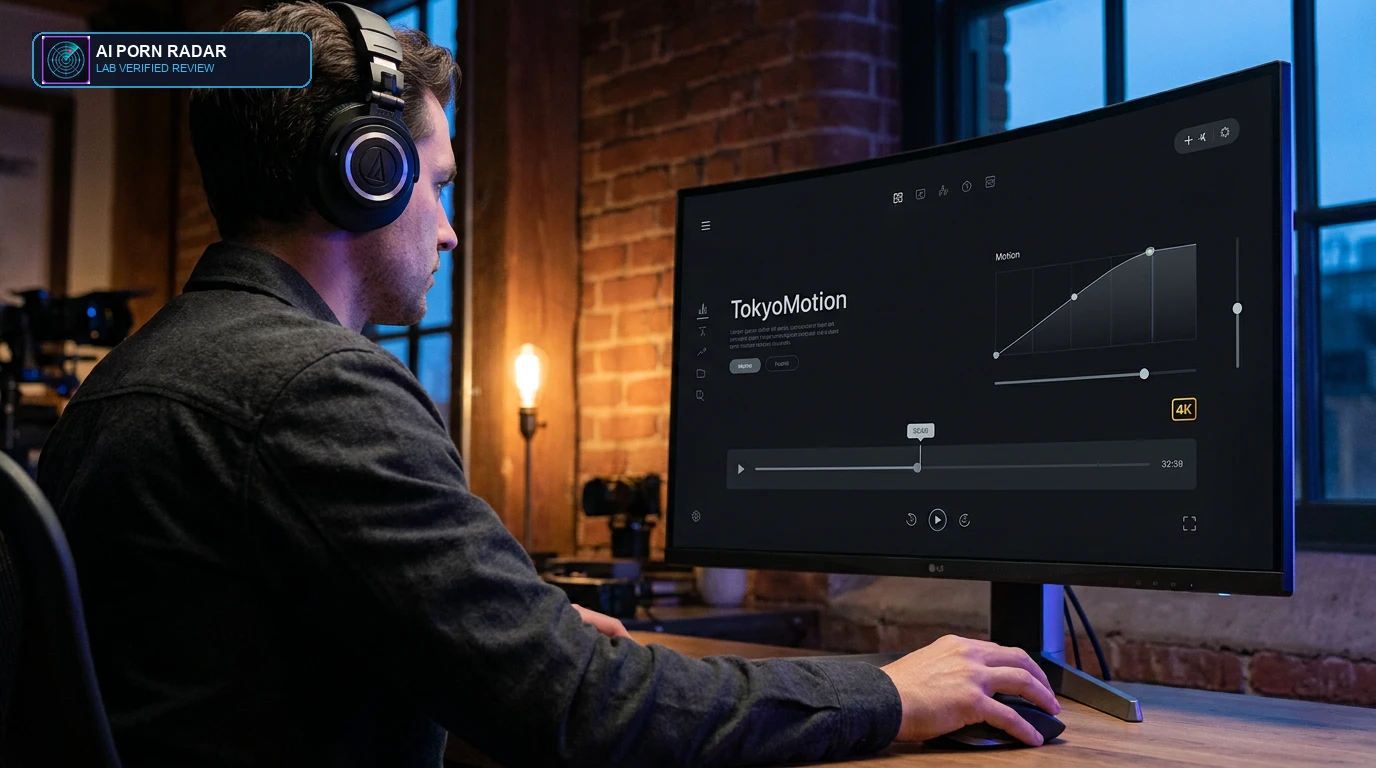 TokyoMotion Review - AI Software Interface and Feature Dashboard