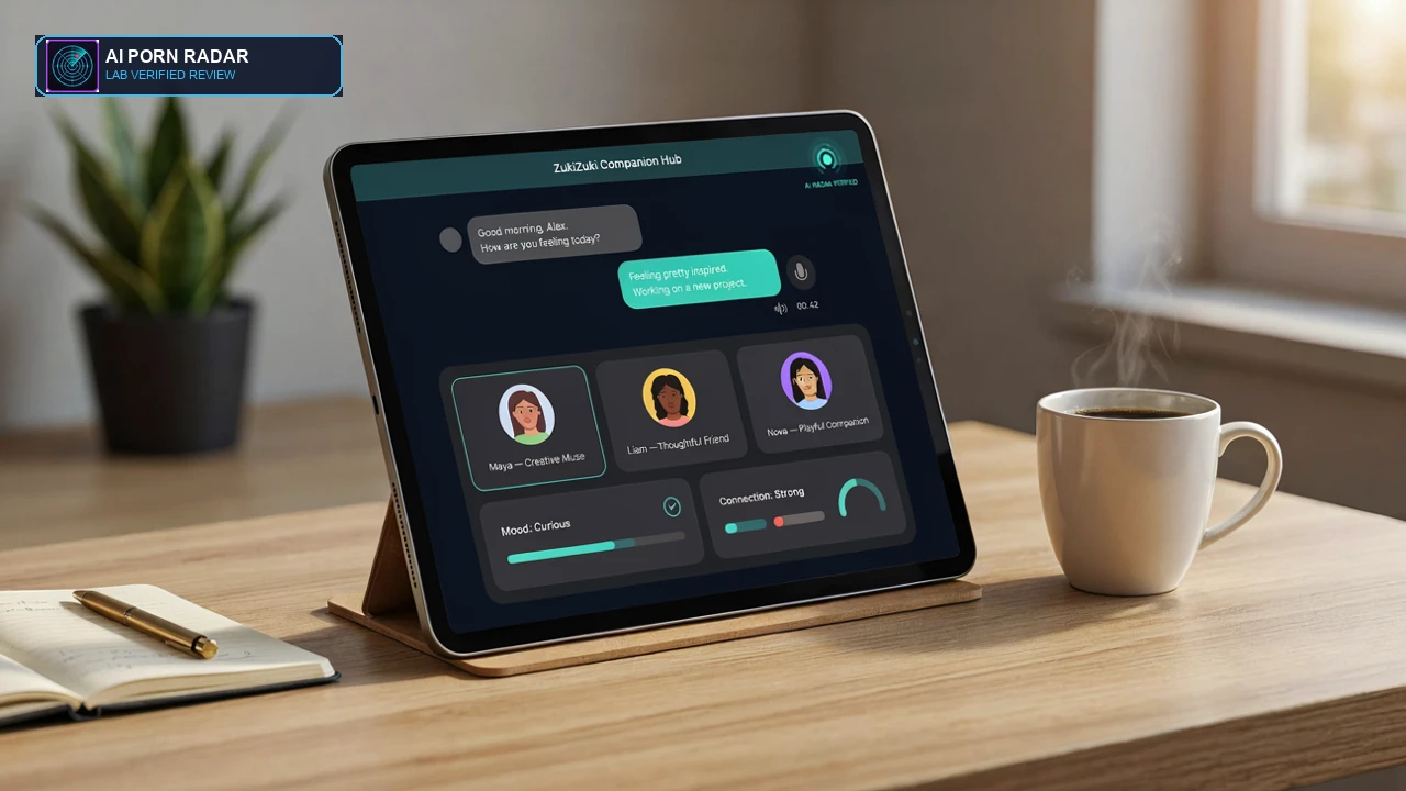 ZukiZuki Review - AI Software Interface and Feature Dashboard