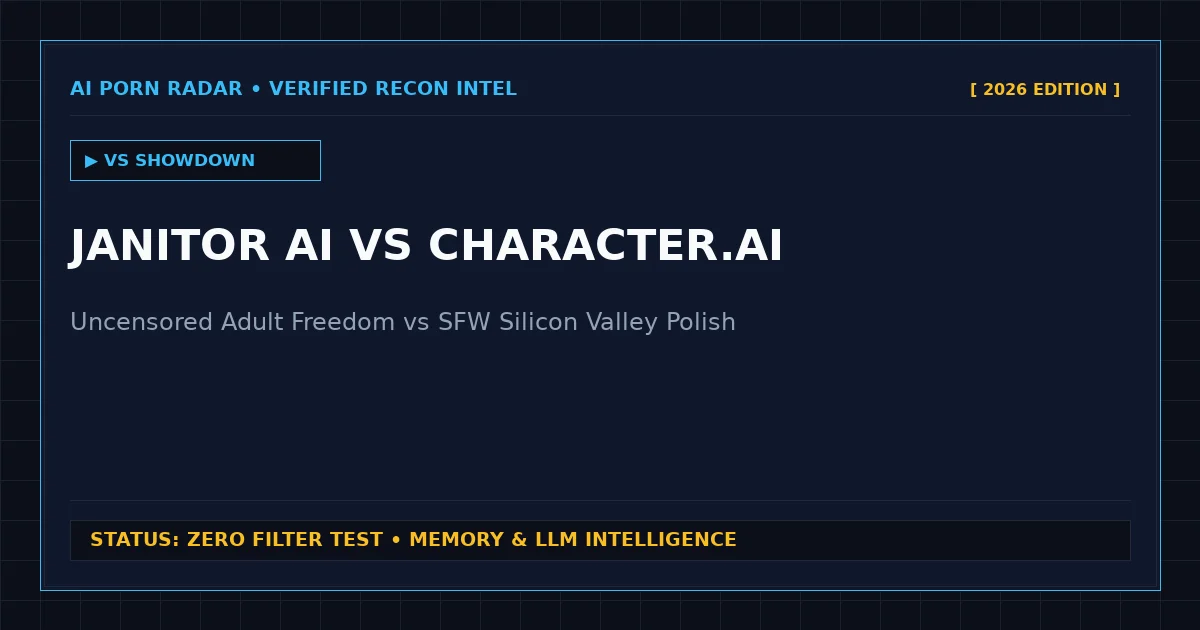 Janitor AI vs Character.ai Showdown