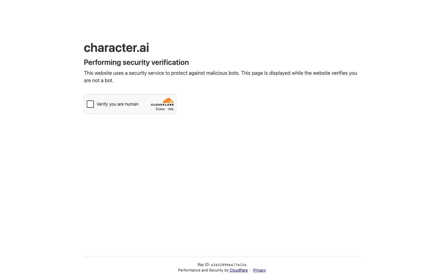 Character.ai chat interface demonstrating conversational moderation and safety triggers