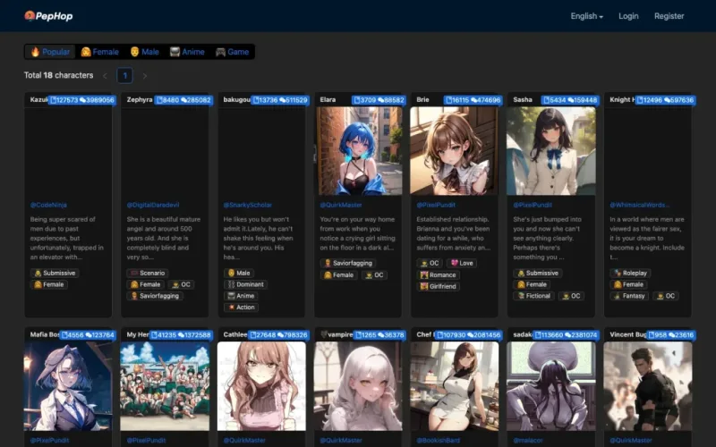 PepHop AI Review (2026): Anime Waifus, Features & Free Tier